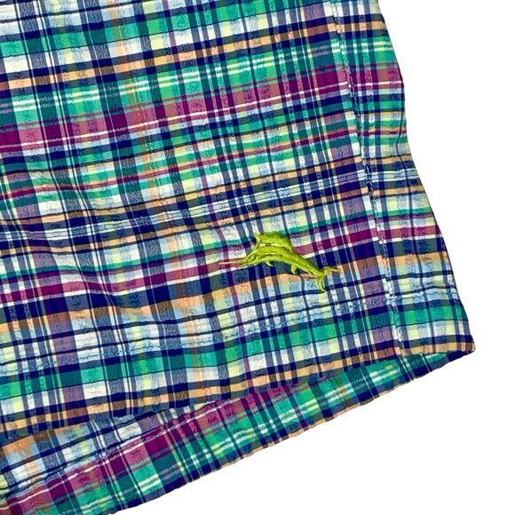 Tommy Bahama Shorts Mens Size XXL Blue Plaid Rialto Kona Swim Trunks UPF 30 - Picture 4 of 12